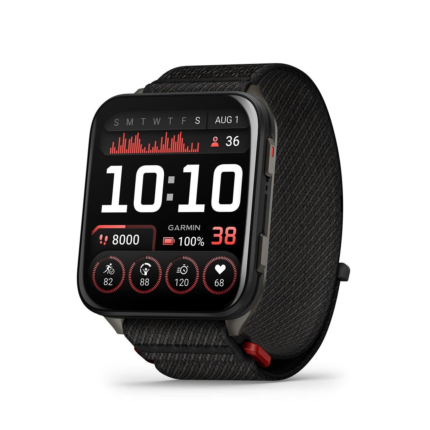 Garmin® Venu® X1, GPS Smartwatch, AMOLED Display, Black with Slate Titanium Caseback
